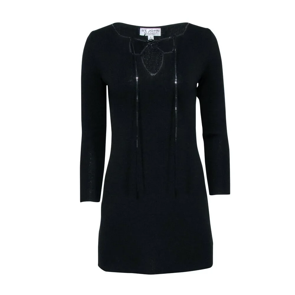St. John - Black Knit